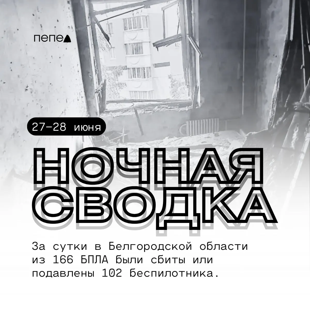 Сводка ночных атак дронов по округам Белгородской области: повреждены дома, автомобили и соцобъект; есть пострадавшие.