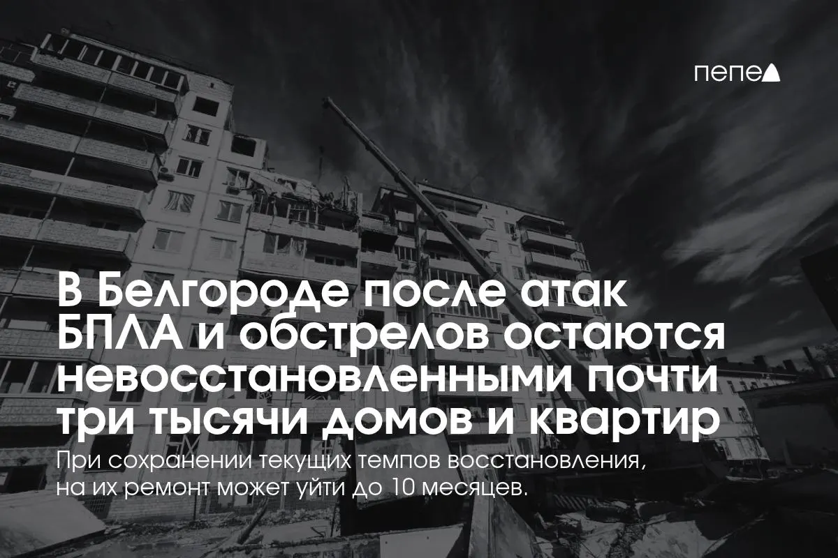 Ремонт жилья идёт в два этапа, темпы восстановления пока оцениваются как достаточно продолжительные — порядка десяти месяцев.