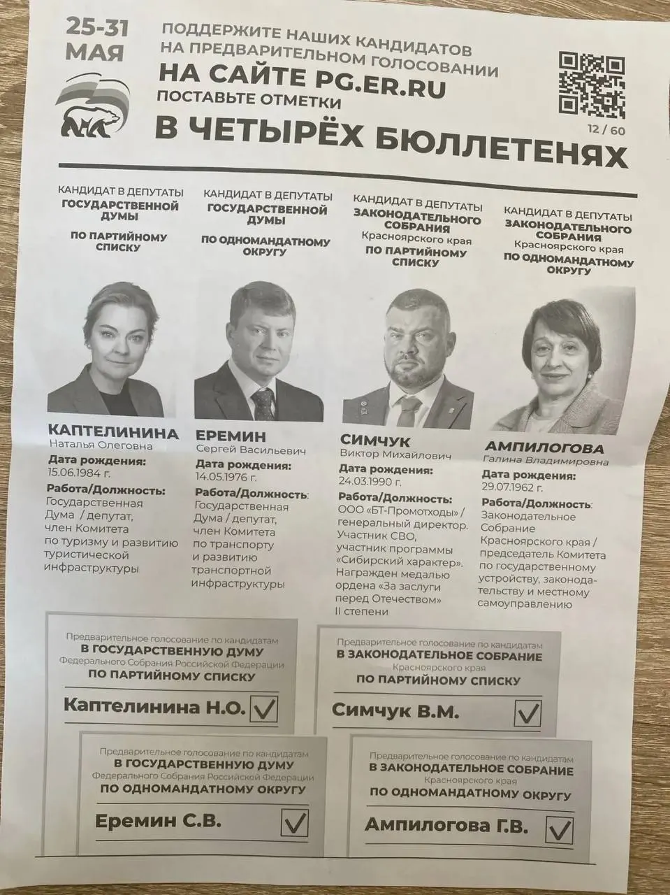 Администрация Назаровского муниципального округа рассылала коммерческим организациям распоряжения участвовать в праймериз «ЕР» и отчётность о голосовании; в списках фигурируют конкретные кандидаты, а похожие случаи давления отмечают в других регионах России.