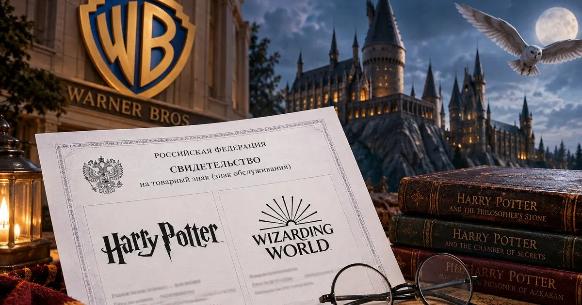Заявки на товарные знаки по вселенной Hogwarts одобрены Роспатентом; регистрация действует до 2036 года, а в России открывается продажа связанной продукции.